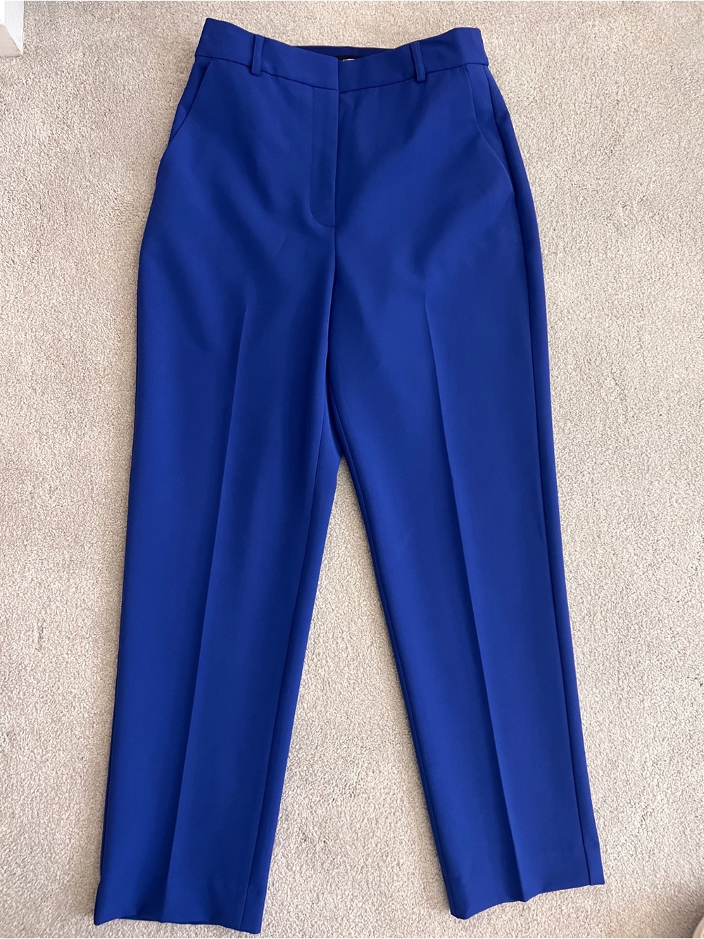 Express Editor Cobalt Blue Dress Pants Trousers - Size 4